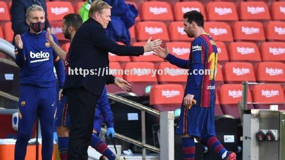 巴萨主帅科曼确认携手梅西继续合作联赛冠军成为下赛季目标 巴萨主帅科曼确认携手梅西继续合作联赛冠军成为下赛季目标