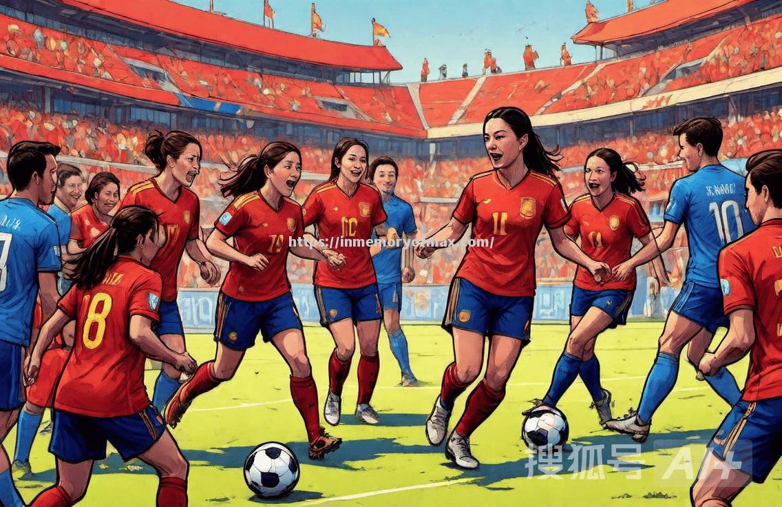 女足比赛场上攻防战,球队加油助威 女足比赛场上攻防战,球队加油助威